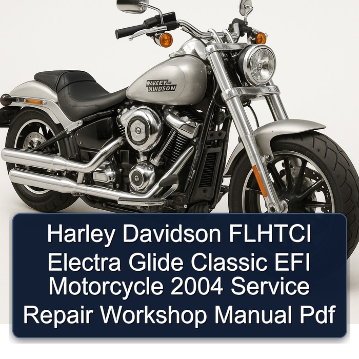 2004 Aprilia Classic Harley Davidson Flhtci Electra Glide EFI Motorcycle Service Repair Workshop Manual PDF