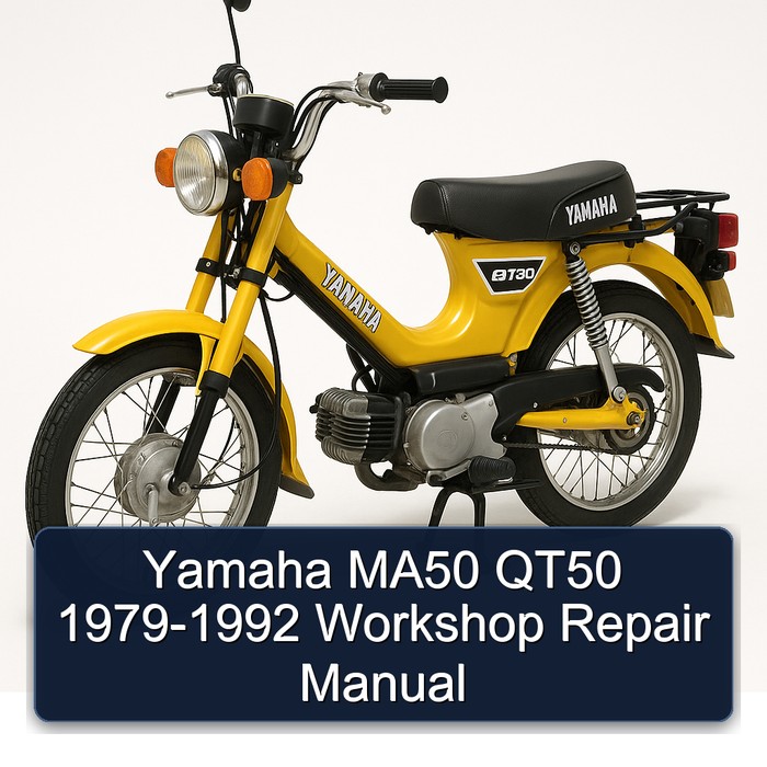 1979-1992 Yamaha QT50 MA50 Service Repair Workshop Manual PDF