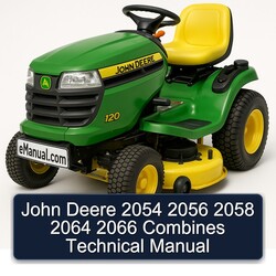 John Deere 2054 2056 2058 2064 2066 Combines Service Repair Workshop Manual PDF
