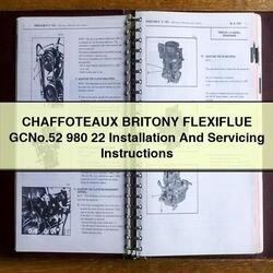 Chaffoteaux Britony Flexiflue Gcno.52 980 22 Installation Servicing Service Repair Workshop Manual PDF