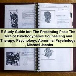E-STUDY : Presenting Past: Core Psychodynamic Counselling Therapy Michael Jacobs Service Repair Workshop Manual PDF