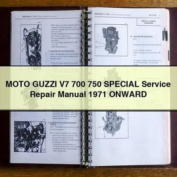 1971 Moto Guzzi 1000 SP V7 700 750 Special Onward Service Repair Workshop Manual PDF