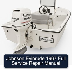 1967 Johnson Evinrude Service Repair Workshop Manual PDF