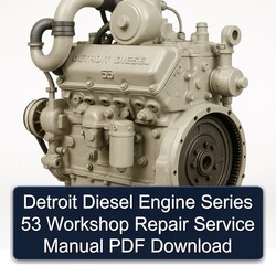 Detroit Diesel 53 Series Engine Service Repair Workshop Manual PDF