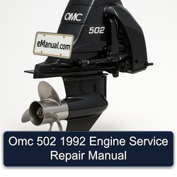 1992 Omc 502 Engine Service Repair Workshop Manual PDF