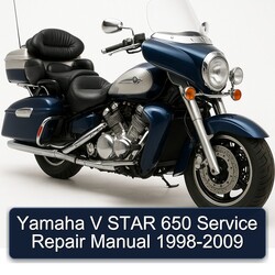 1998-2009 Yamaha Royal Star Venture V 650 Service Repair Workshop Manual PDF