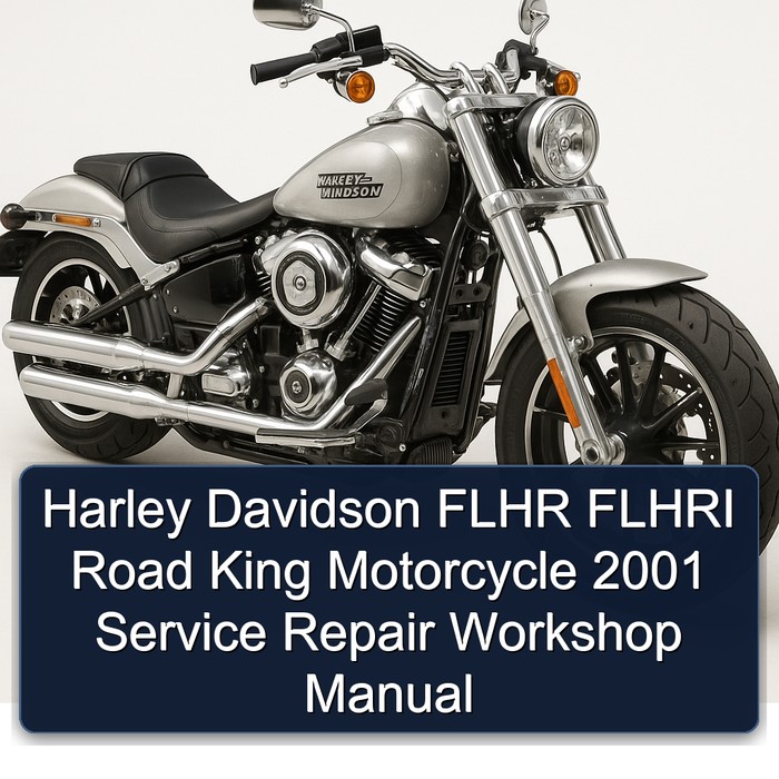 2001 Harley Davidson Road King Flhr Flhri Motorcycle Service Repair Workshop Manual PDF