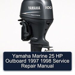 1997-1998 Yamaha Marine 25 HP Outboard Service Repair Workshop Manual PDF