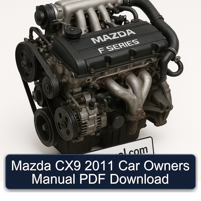 2011 Mazda 121 CX9 Car Owners Owner's Manual PDF