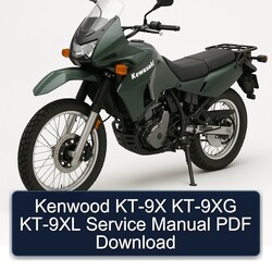 Kawasaki KT Models Kenwood KT-9X KT-9XG KT-9XL Service Repair Workshop Manual PDF