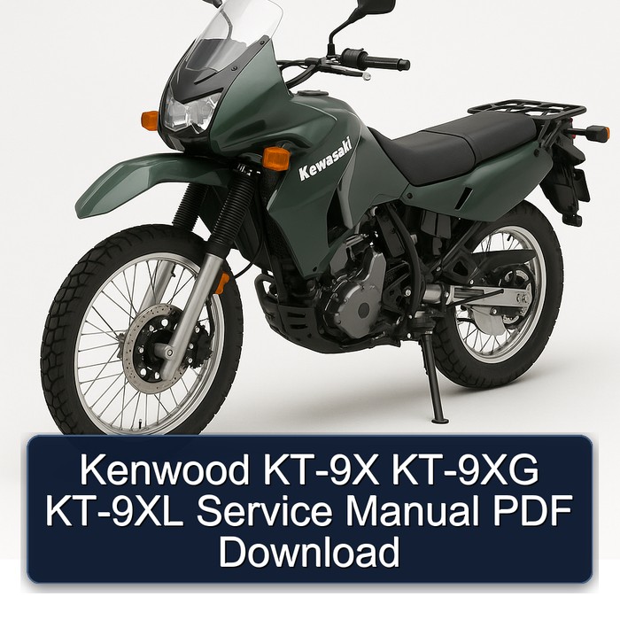 Kawasaki KT Models Kenwood KT-9X KT-9XG KT-9XL Service Repair Workshop Manual PDF