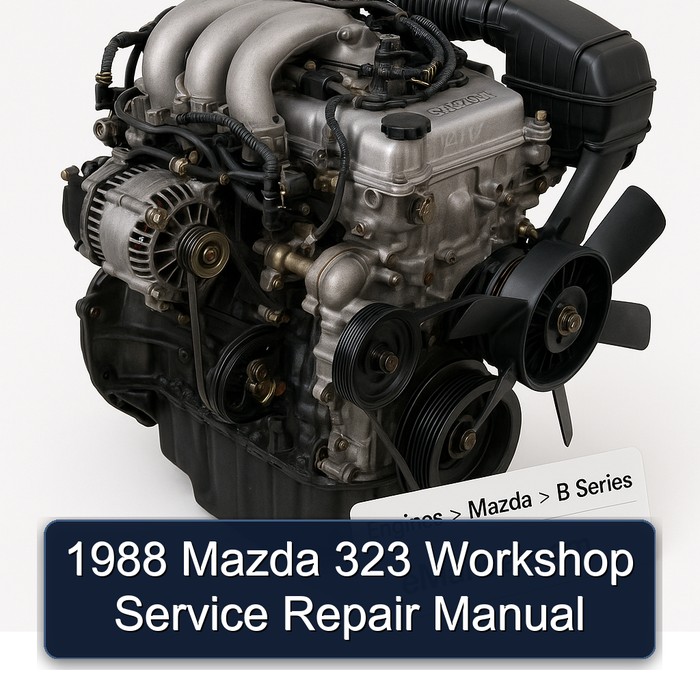 1988 Mazda 1200 Service Repair Workshop Manual PDF