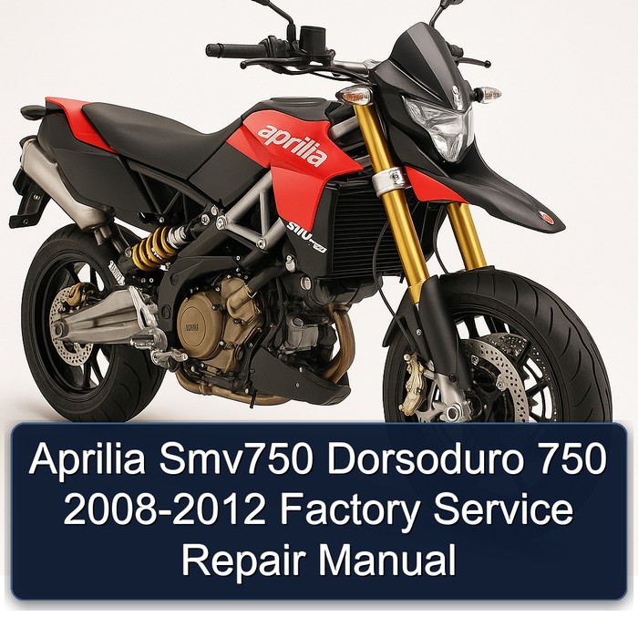 2008-2012 Aprilia SMV750 Dorsoduro 750 Service Repair Workshop Manual PDF