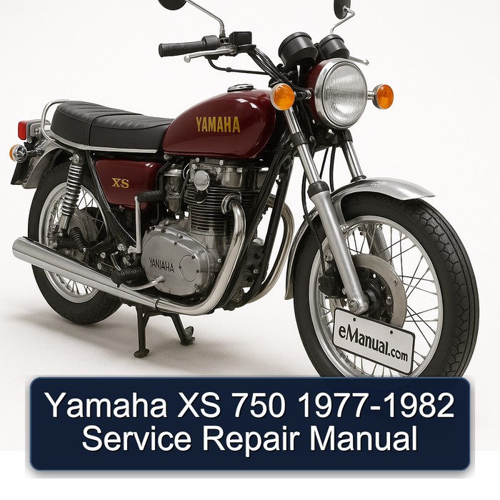 1977-1982 Yamaha XS Models 750 Service Repair Workshop Manual PDF