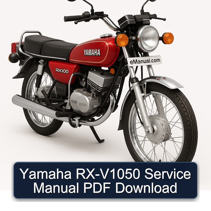 Yamaha RX Models RX-V1050 Service Repair Workshop Manual PDF