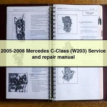 2005-2008 Mercedes C-CLASS (W203) Service Repair Workshop Manual PDF