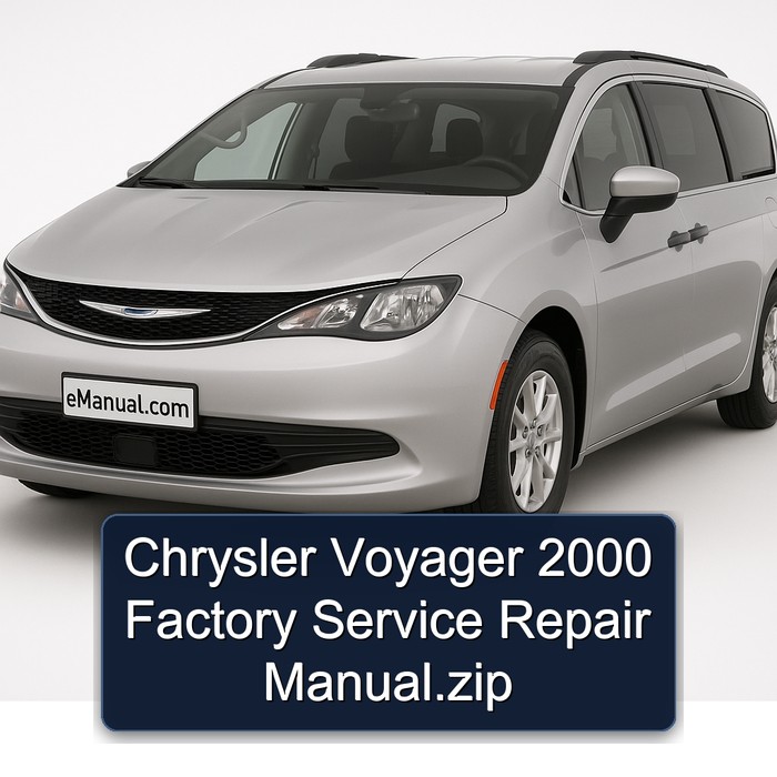 2000 Chrysler Voyager .zip Service Repair Workshop Manual PDF