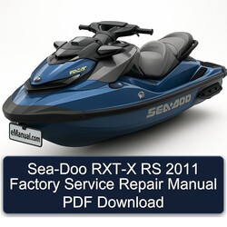 2011 SEA-DOO RXT-X RS Service Repair Workshop Manual PDF