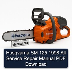 1998 Husqvarna SM 125 All Service Repair Workshop Manual PDF