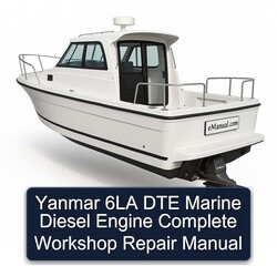 Yanmar 6LA DTE Marine Diesel Engine Service Repair Workshop Manual PDF