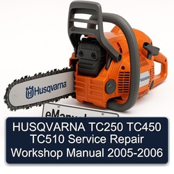 2005-2006 Husqvarna TC Models TC250 TC450 TC510 Service Repair Workshop Manual PDF