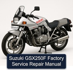 Suzuki GSX Series GSX250F Service Repair Workshop Manual PDF