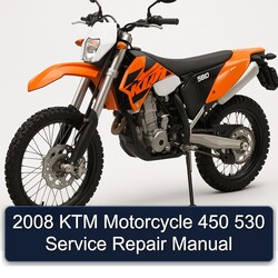 2008 KTM 450 Motorcycle 530 Service Repair Workshop Manual PDF