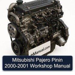 2000-2001 Mitsubishi Pajero Pinin Service Repair Workshop Manual PDF