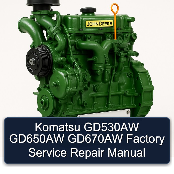 John Deere K Series Komatsu GD530AW GD650AW GD670AW Service Repair Workshop Manual PDF