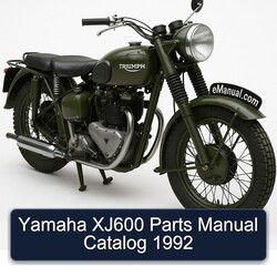 1992 Triumph TRW Yamaha XJ600 Parts Catalog PDF