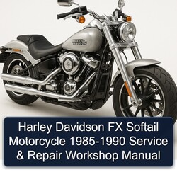 1985-1990 Harley Davidson Softail FX Motorcycle Service Repair Workshop Manual PDF