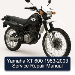 1983-2003 Yamaha XT Models 600 Service Repair Workshop Manual PDF