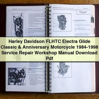 1984-1998 Aprilia Classic Harley Davidson Flhtc Electra Glide Anniversary Motorcycle Service Repair Workshop Manual PDF