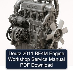 2011 Deutz BF4M Engine Service Repair Workshop Manual PDF