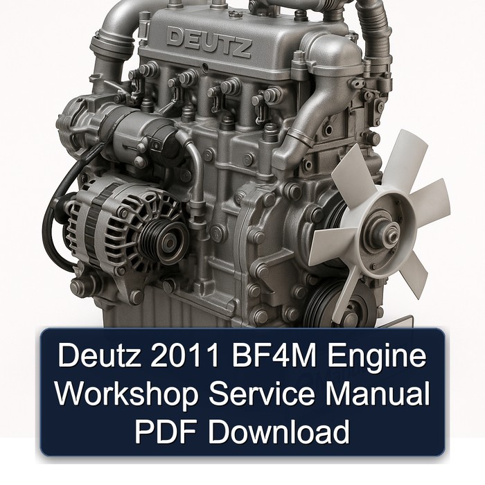 2011 Deutz BF4M Engine Service Repair Workshop Manual PDF
