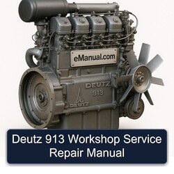 Deutz 913 Service Repair Workshop Manual PDF