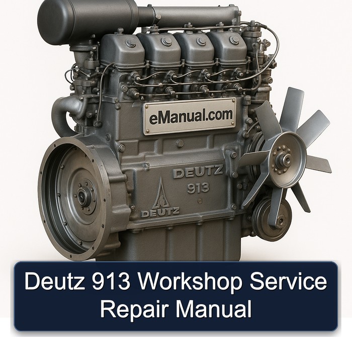 Deutz 913 Service Repair Workshop Manual PDF
