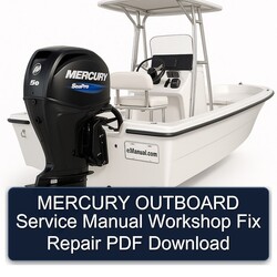 Mercury Außenbordmotor Werkstatt-Handbuch PDF Download