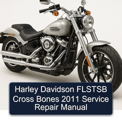 2011 Harley Davidson Model 125 Flstsb Cross Bones Service Repair Workshop Manual PDF
