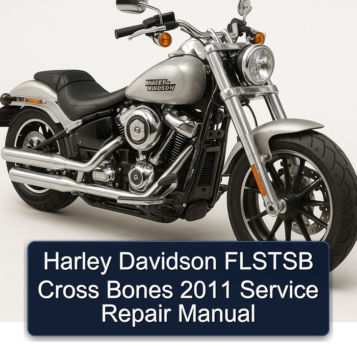 2011 Harley Davidson Model 125 Flstsb Cross Bones Service Repair Workshop Manual PDF