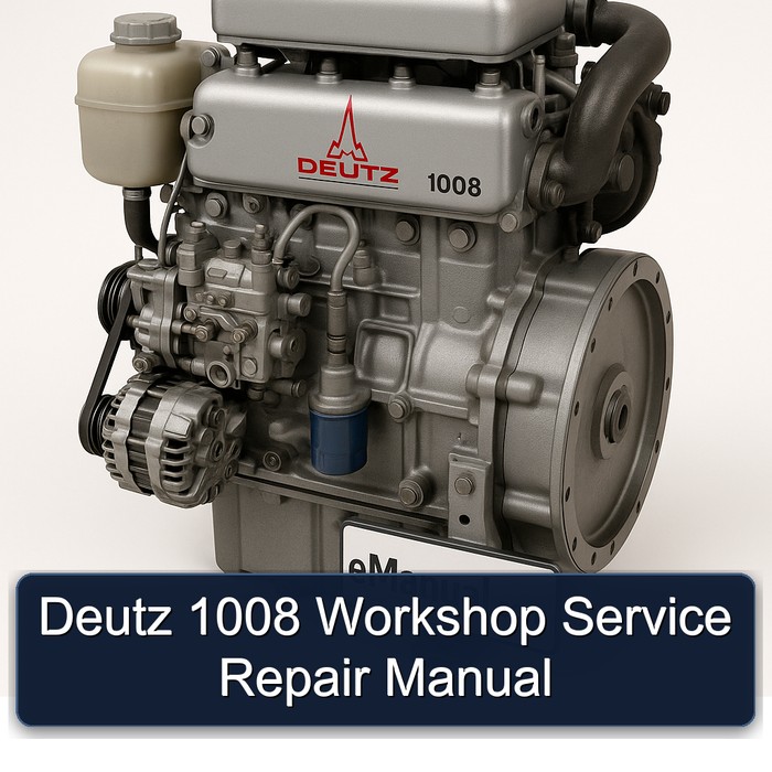 Deutz 1008 Service Repair Workshop Manual PDF