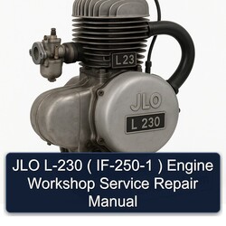 JLO L 230 L-230 ( If-250-1 ) Engine Service Repair Workshop Manual PDF