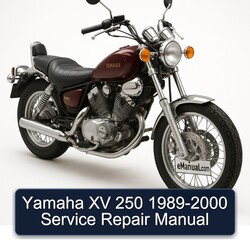 1989-2000 Yamaha XV Models 250 Service Repair Workshop Manual PDF