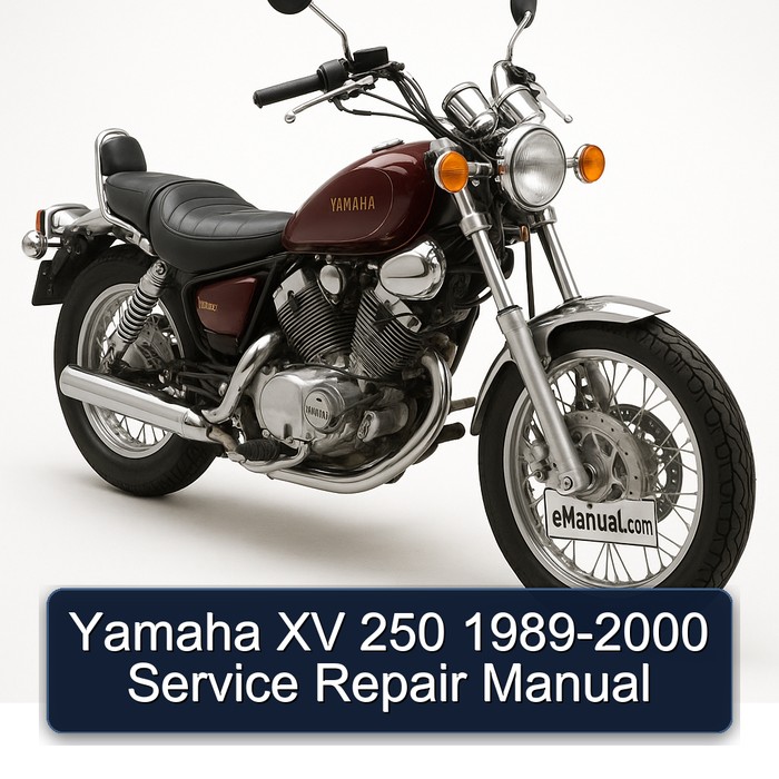 1989-2000 Yamaha XV Models 250 Service Repair Workshop Manual PDF