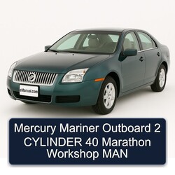 Mercury Mariner Outboard 2 CYLINDER 40 Marathon Workshop MAN