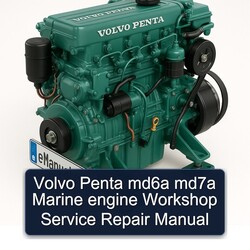 Volvo Penta MD6A MD7A Marine Engine Service Repair Workshop Manual PDF