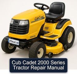 2000 Cub Cadet Series Tractor Service Repair Workshop Manual PDF