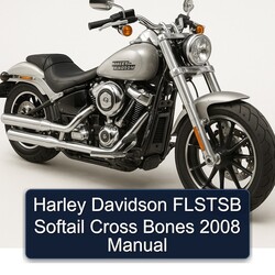 2008 Harley Davidson Softail Flstsb Cross Bones Service Repair Workshop Manual PDF