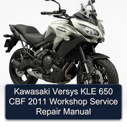 2011 Kawasaki Versys KLE 650 CBF Service Repair Workshop Manual PDF