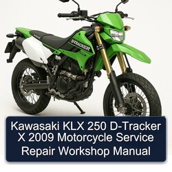 2009 Kawasaki KLX Series 250 D-tracker X Motorcycle Service Repair Workshop Manual PDF